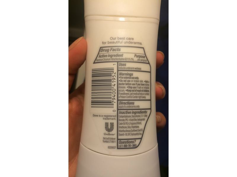 Dove Advanced Care Antiperspirant, Restore, 2.6 oz