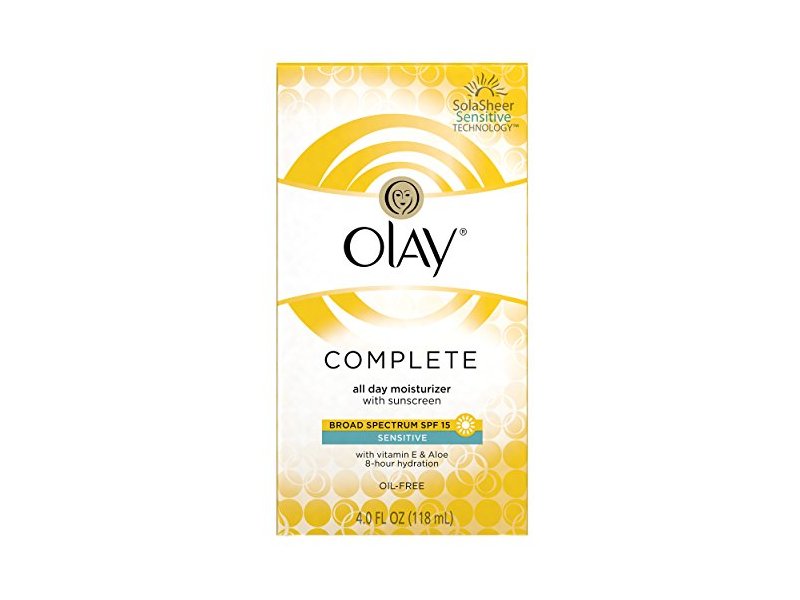 Olay Complete All Day Moisturizer With Sunscreen Broad Spectrum SPF 15 - Sensitive, 4 fl. Oz.