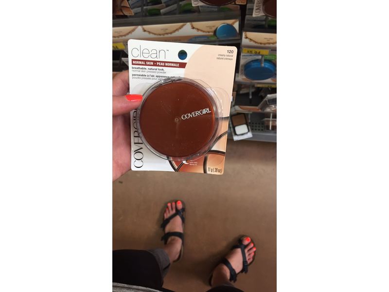 CoverGirl Clean Pressed Powder, Cream Natural 120