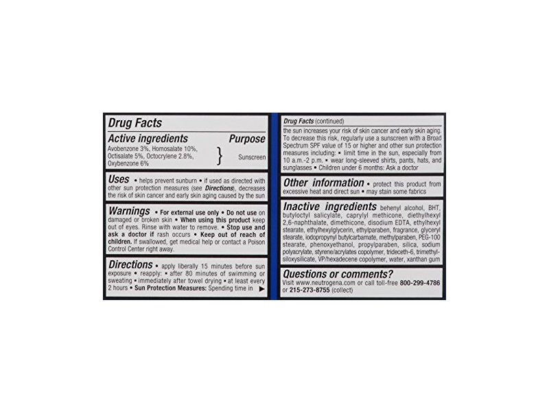 Neutrogena Ultra Sheer Dry-touch Sunscreen, SPF-45, 3.0 fl oz/88 mL