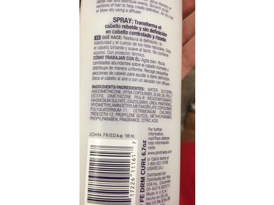 John Frieda Frizz Ease Dream Curls Styling Spray – Für Definierte Locken & Wellen, Sprühfertig