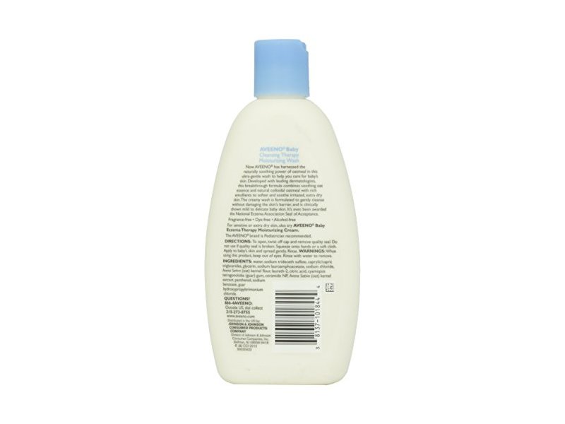 Aveeno Baby Cleansing Therapy Moisturizing Wash, 8 fl oz (236 mL)