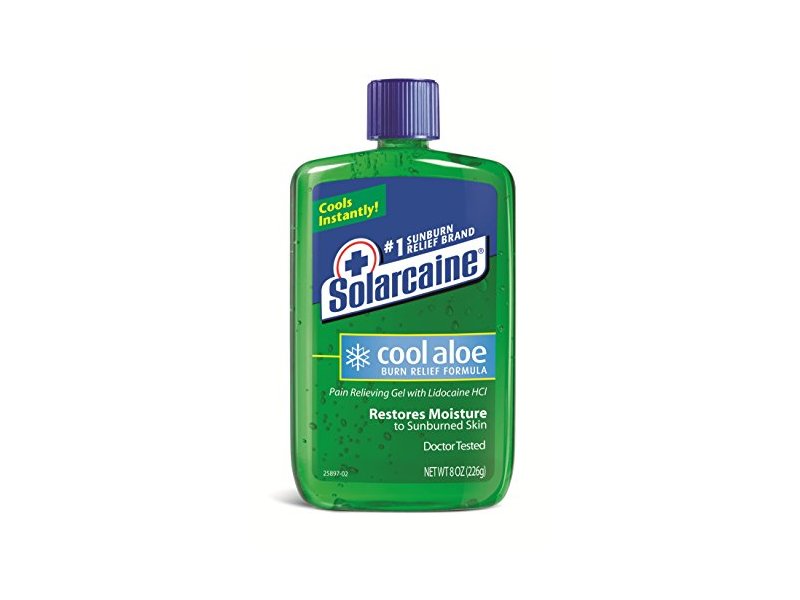 Solarcaine Aloe Extra Gel, 8Ounce Bottles (Pack of 3) Ingredients and