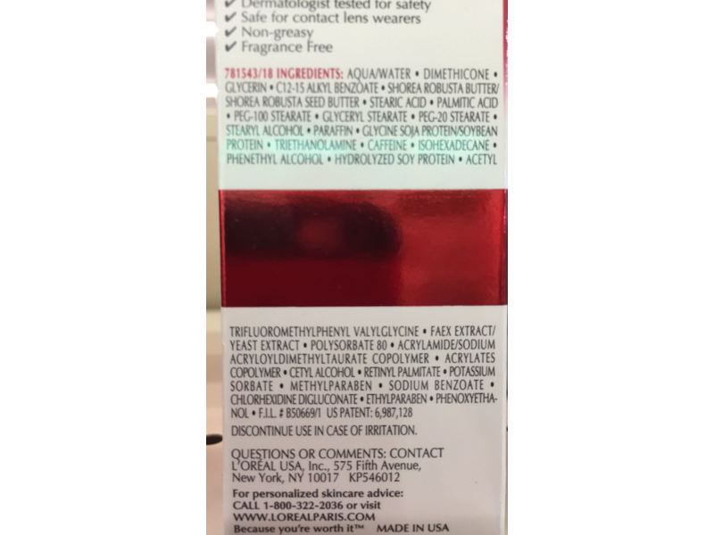 L'Oreal Paris Advanced RevitaLift Eye Day/Night Cream, 0.5 Ounce