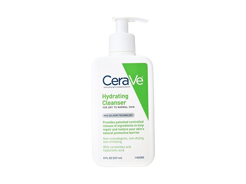 CeraVe Hydrating Cleanser, Dry to Normal Skin, 8 fl oz