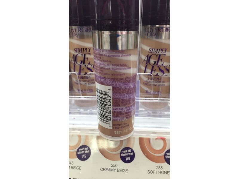 CoverGirl Plus Olay Simply Ageless 3-In-1 Foundation, Creamy Beige
