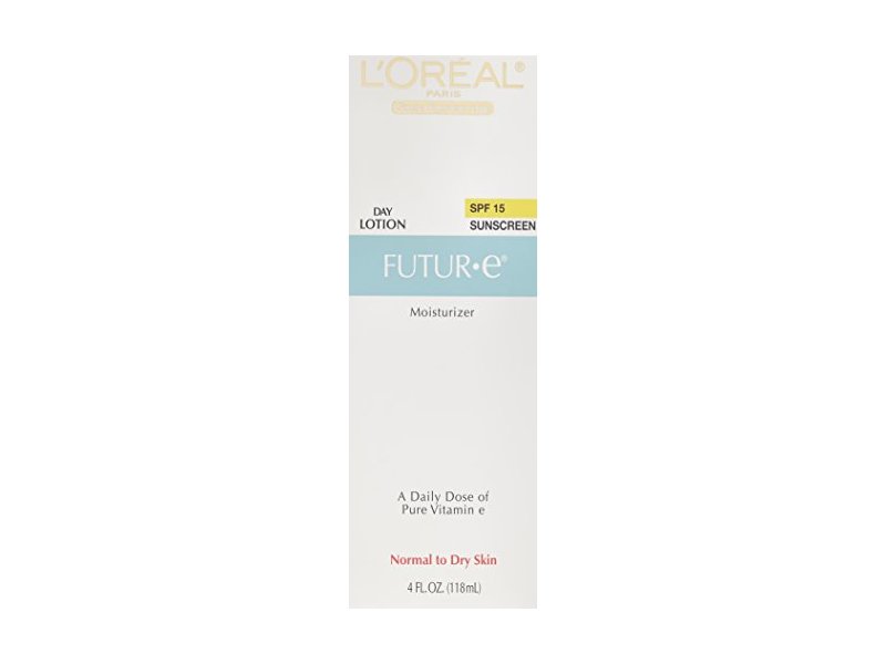 L'Oreal Paris Futur-e Moisturizer Lotion SPF 15, For Normal to Dry Skin, 4 Fluid Ounce
