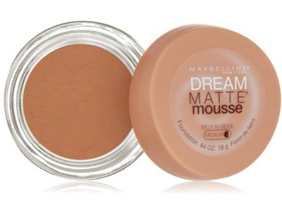 Maybelline Dream Matte Mousse Foundation, Medium Beige, 0.64 ounce