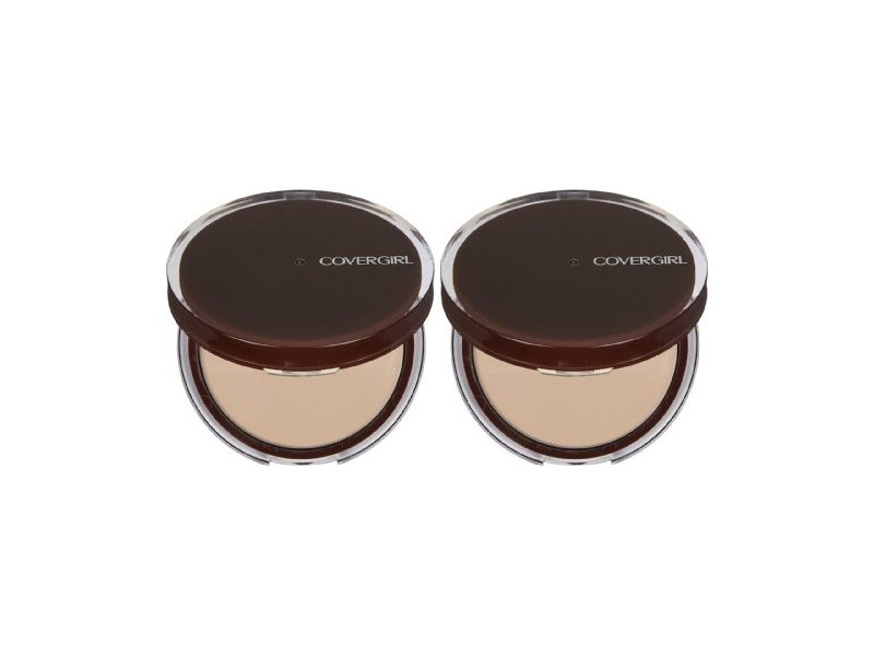 CoverGirl Clean Pressed Powder, 135 Medium Light, Pack Of 2