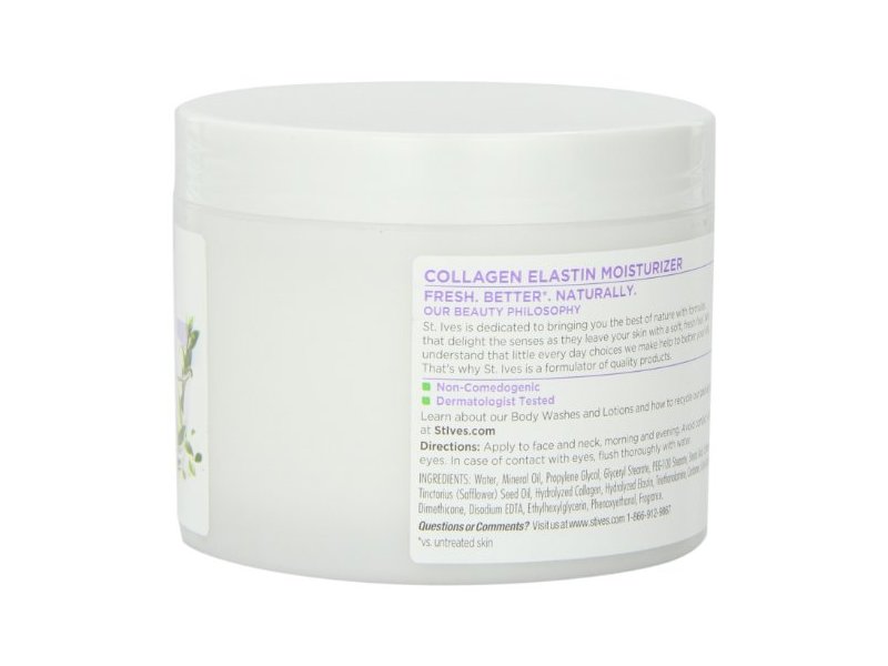 st ives collagen moisturizer ingredients