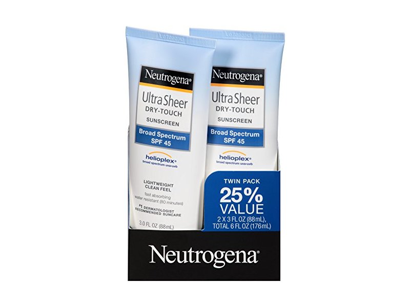 Neutrogena Ultra Sheer Dry-touch Sunscreen, SPF-45, 3.0 fl oz/88 mL