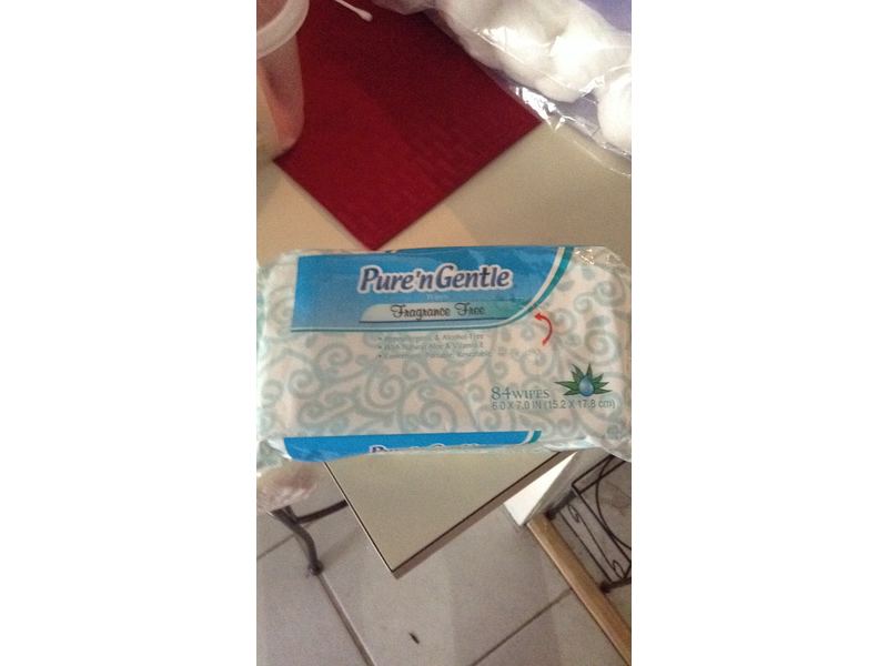 pure n gentle fragrance free wipes