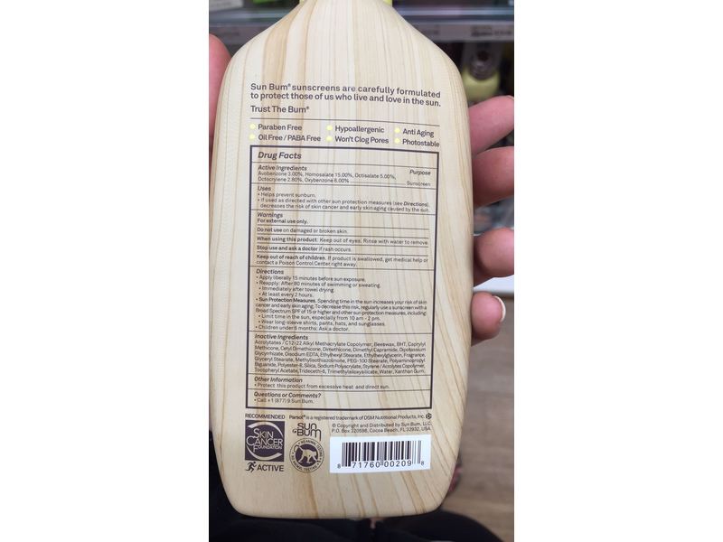 Sun Bum Moisturizing Sunscreen Lotion SPF 70, 8 fl oz