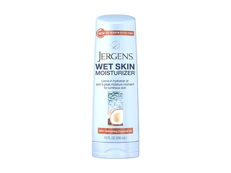 Jergens Wet Skin Moisturizer, Coconut Oil, 10 Ounce Ingredients and Reviews