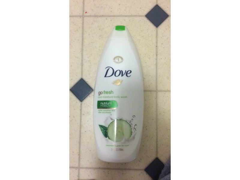 Dove Go Fresh Cool Moisture Body Wash, Cucumber & Green Tea Scent, 22 oz