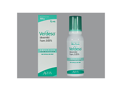 Verdeso (desonide) Foam 0.05%,100 g, Aqua Pharmaceuticals (RX)