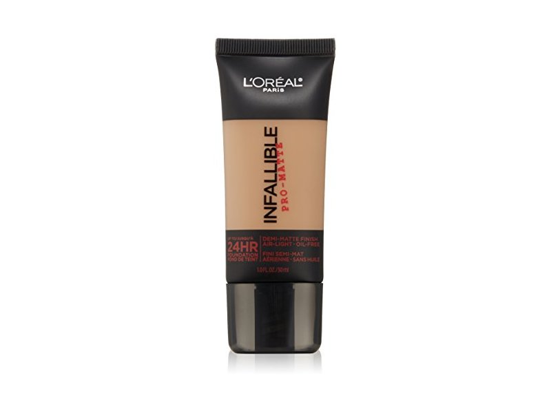 L'Oreal Paris Infallible Pro-Matte Foundation Makeup, Caramel Beige, 1 fl oz/30 mL