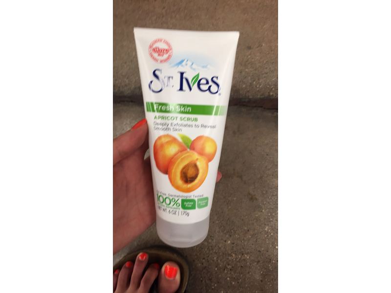 St. Ives Fresh Skin Apricot Scrub, 6 oz/170 g, Pack of 2