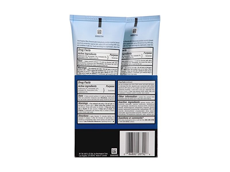 Neutrogena Ultra Sheer Dry-touch Sunscreen, SPF-45, 3.0 fl oz/88 mL