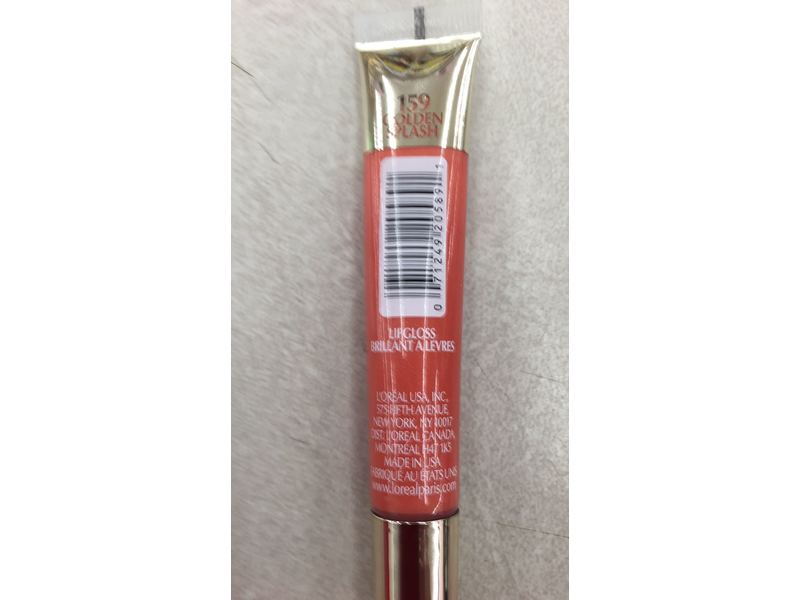 L'Oreal Paris Colour Riche Le Gloss, Golden Splash, 0.40 fl oz/12 mL