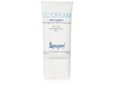 Supergoop! Daily Correct CC Cream, SPF 40, Fair/Light, 1.6 oz