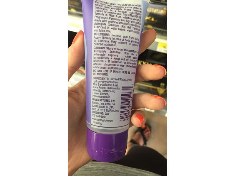 Astroglide Ultra Gentle Gel Personal Lubricant, 3 oz Ingredients and Reviews