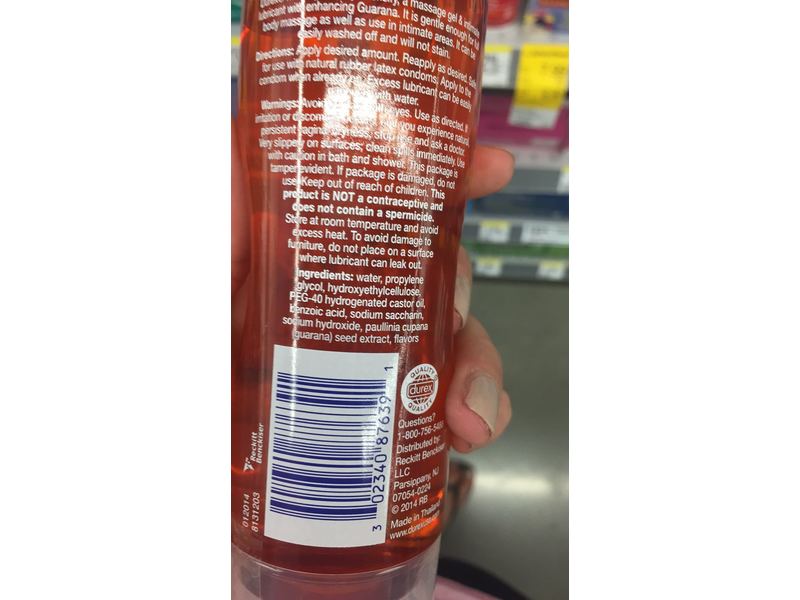 durex play 2 in 1 lubricant and massage gel guarana Durex Sensual Massage & Play 2 in 1, Massage Gel and Personal Lubrican –  Water Butlers main image 0