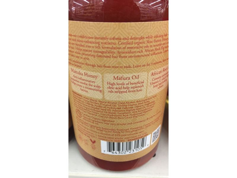SheaMoisture Intensive Hydration Conditioner, Manuka Honey & Mafura Oil, 13 fl oz/384 mL