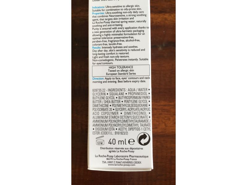 La Roche-Posay Toleriane Ultra Legere, 40 mL
