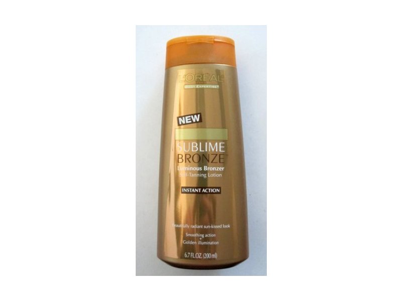 L'Oreal Sublime Bronze Luminous Bronzer Self Tanning Lotion, 6.7 fl oz