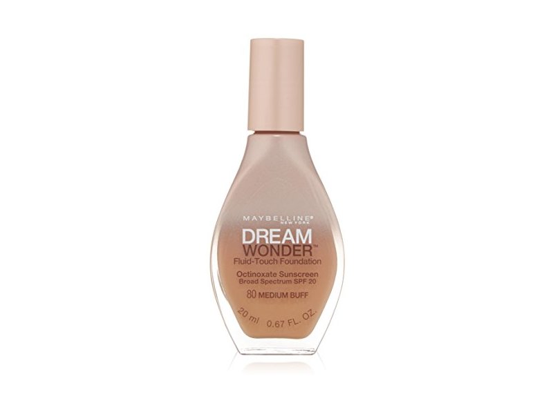 Maybelline New York Dream Wonder Fluid-Touch Foundation, Medium Buff, 0.67 fl oz/20 mL