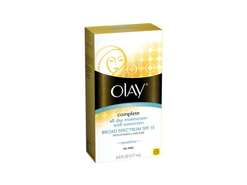 Olay Complete Day Moisturizer SPF 15 Sensitive, 6 OZ (Pack of 3)