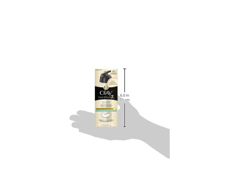 Olay Total Effects Fragrance Free Featherweight Moisturizer, SPF 15, 1.7 fl oz