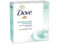 Dove Skin Sensitive Skin Beauty Bar , 3.75 oz/100 g, Count 10 - thumbnail 1