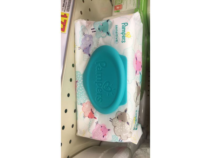 Pampers Sensitive Wipes Travel Pack, 56 Count