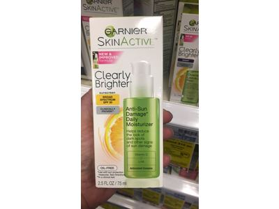 garnier clearly brighter moisturizer spf 30