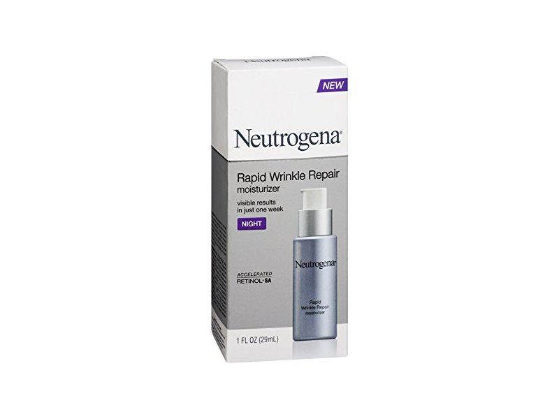 Neutrogena Rapid Wrinkle Repair Night Moisturizer, Night, 1 fl oz/29 mL