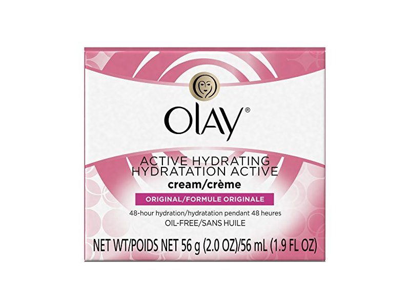 Olay Active Hydrating Cream Original Facial Moisturizer, 2 oz.