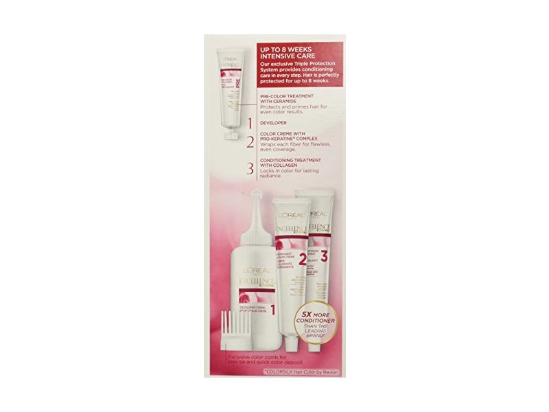 L'Oreal Excellence Creme Hair Color, Dark Chocolate Brown 4AR