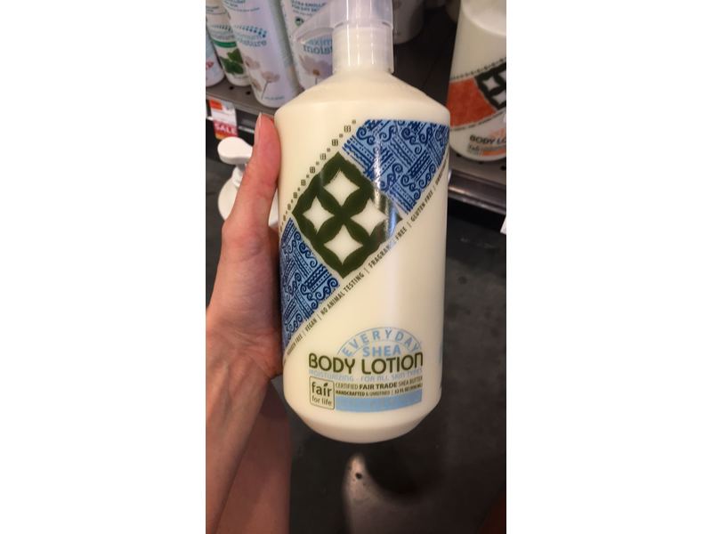 Alaffia EveryDay Shea Body Lotion, Unscented, 32 fl oz