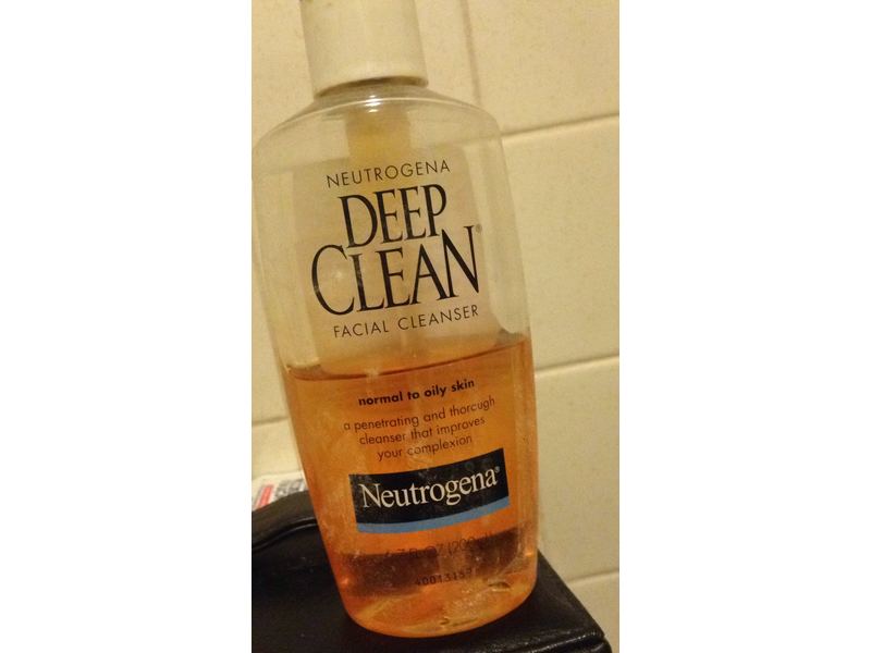 Neutrogena Deep Clean Facial Cleanser, Normal To Oily Skin, 6.7 oz, pack Of 2