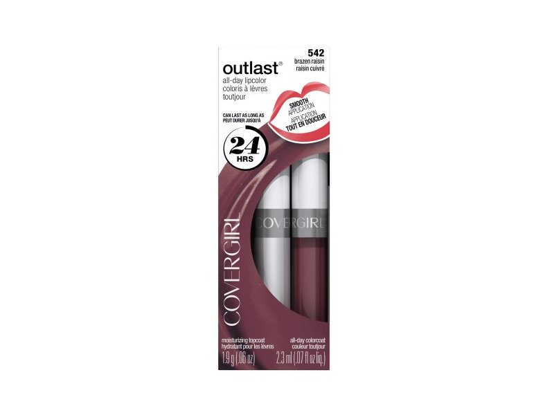 COVERGIRL Outlast Lipcolor Brazen Raisin 542 0.06 Fl Oz