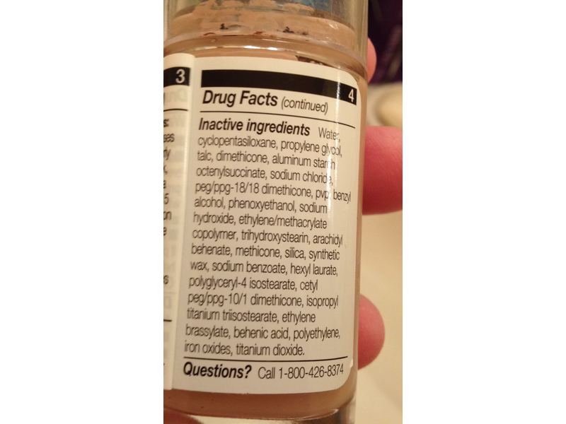 CoverGirl Outlast Stay Fabulous 3-in-1 Foundation, SPF 20, 850 Creamy Beige, 1 fl oz/30 mL.