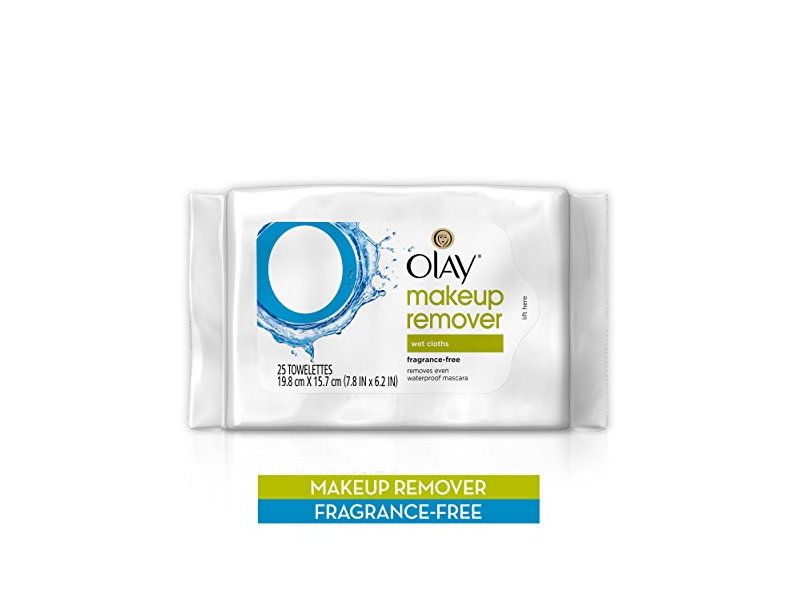 Olay Makeup Remover Wet Cloths, Fragrance Free