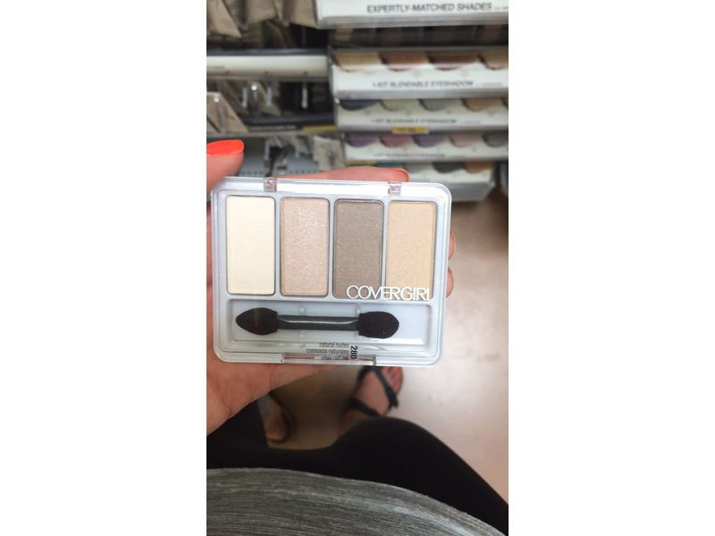 CoverGirl Eye Enhancers 4-Kit Eye Shadow, Natural Nudes 280, 0.19 oz