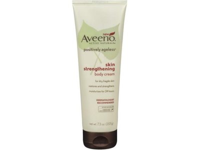Aveeno Positively Ageless Skin Strengthening Body Cream, 7.3 oz/207 g
