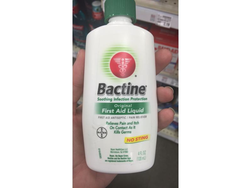 Bactine Original First Aid Liquid, 4 fl oz Ingredients and Reviews