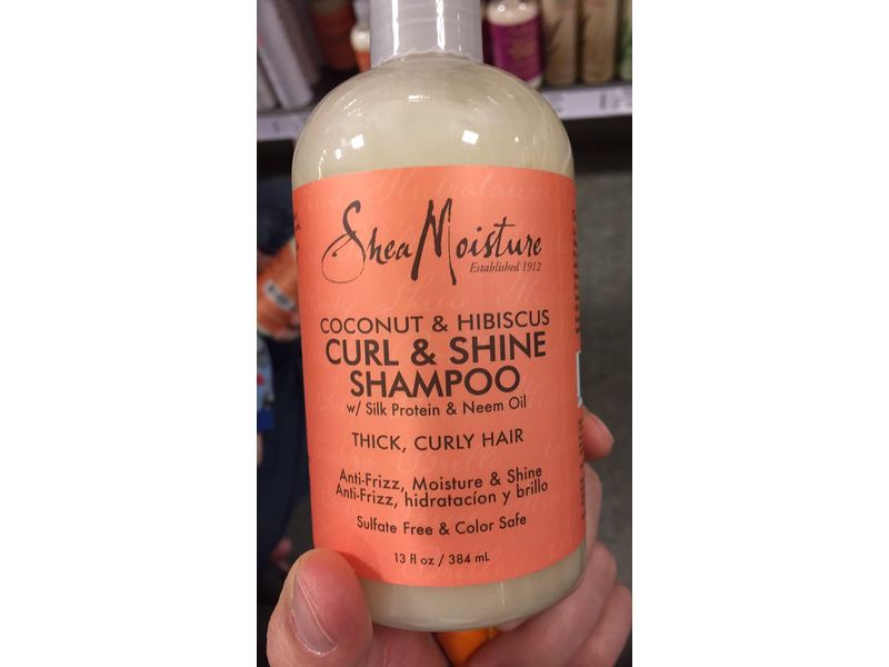 SheaMoisture ORGANIC Coconut & Hibiscus Set - Shampoo + Style Milk