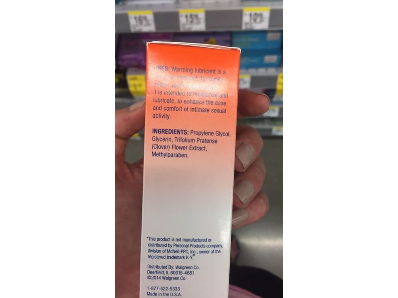 Allation Warming Liquid Personal Lubricant, 2.5 oz Ingredients and Reviews