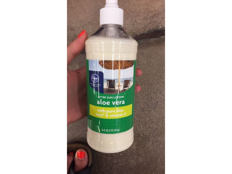 Kroger After Sun Lotion Aloe Vera, 16 fl oz Ingredients and Reviews